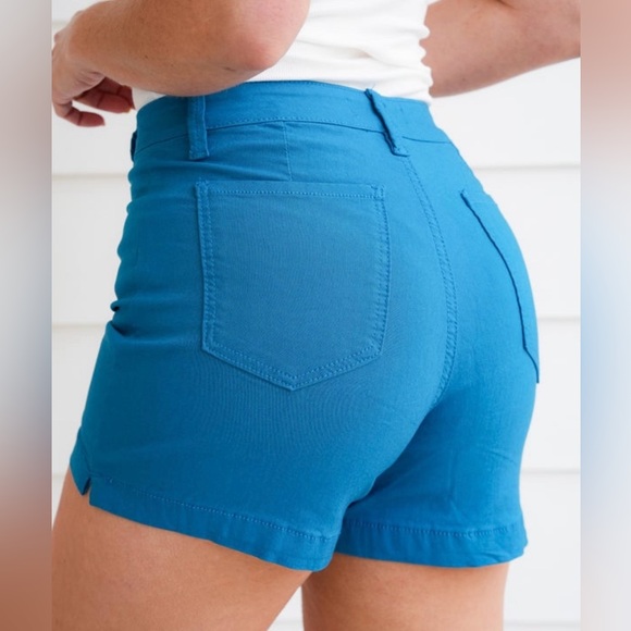 NEW YMI Hyoerstretch Shorts in Bluebell - Picture 4 of 5